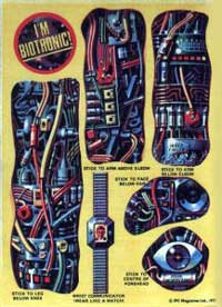 2000AD's Biotronic Stickers